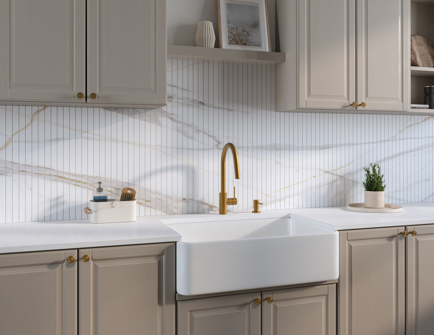 Vertigo Backsplash - Unbeatable Marble Effect SpeedTiles
